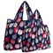 Wrapables Large & Small Foldable Tote Nylon Reusable Grocery Bags, Set of 2